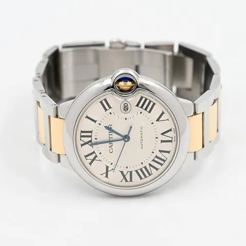 Cartier Ballon Bleu 42mm 3001 42mm Yellow gold and Stainless steel White 2