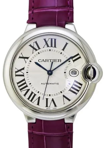 Cartier Ballon Bleu 42mm W69016Z4 42mm Stainless steel Silver