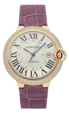 Cartier Ballon Bleu 42mm WE900851 42mm Rose gold Silver