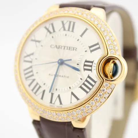 Cartier Ballon Bleu W6900356 36mm Yellow gold Silver 9