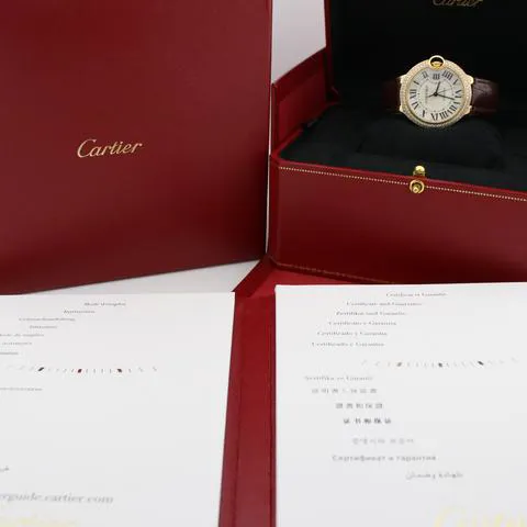 Cartier Ballon Bleu W6900356 36mm Yellow gold Silver 10