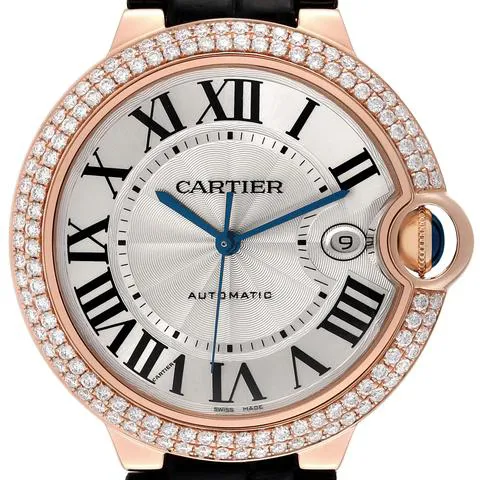 Cartier Ballon Bleu WE900851 42mm Rose gold Silver 3