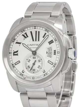 Cartier Calibre de Cartier W7100015 42mm Stainless steel Silver