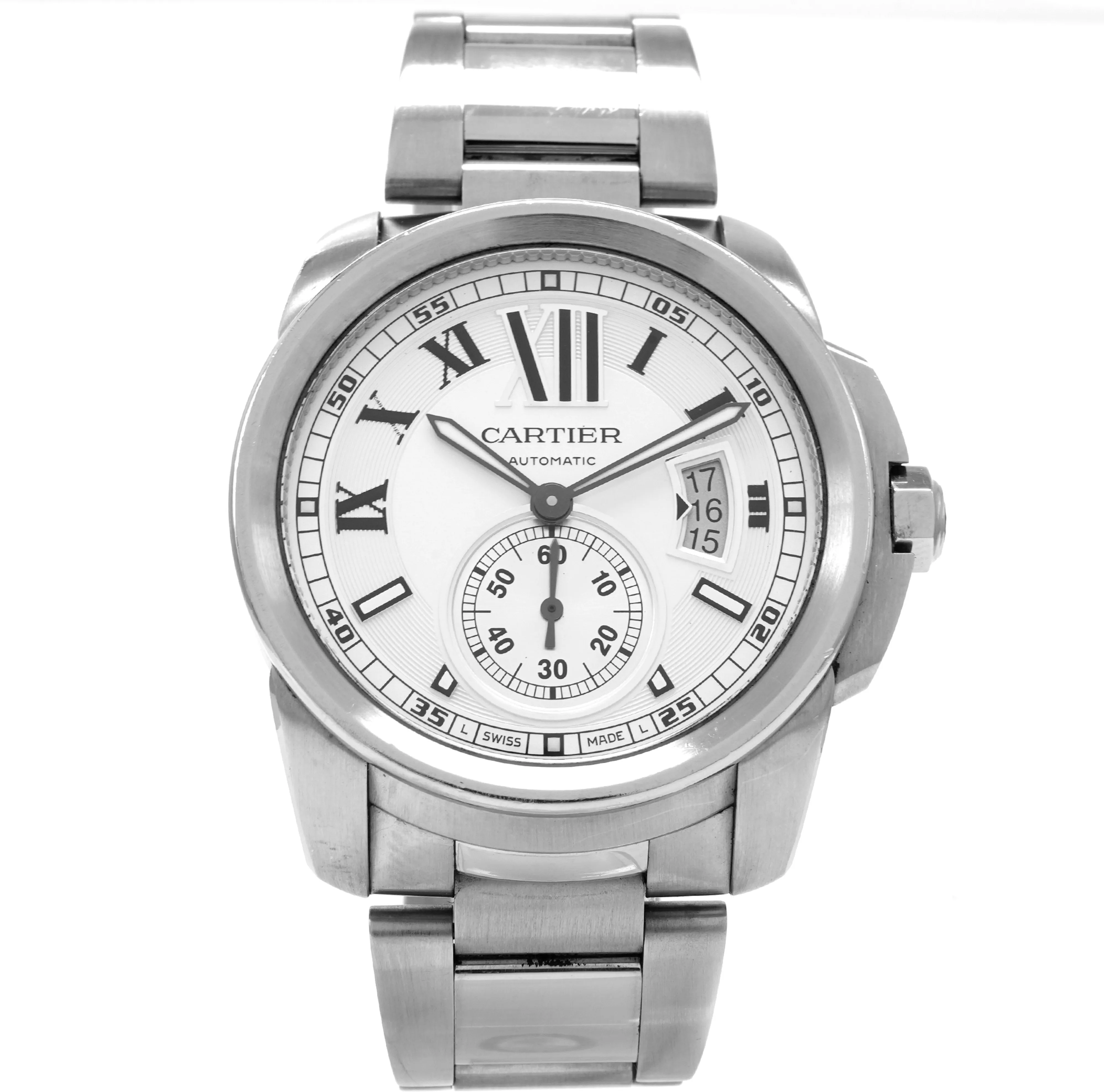 Cartier Calibre de Cartier W7100015 42mm Stainless steel Silver