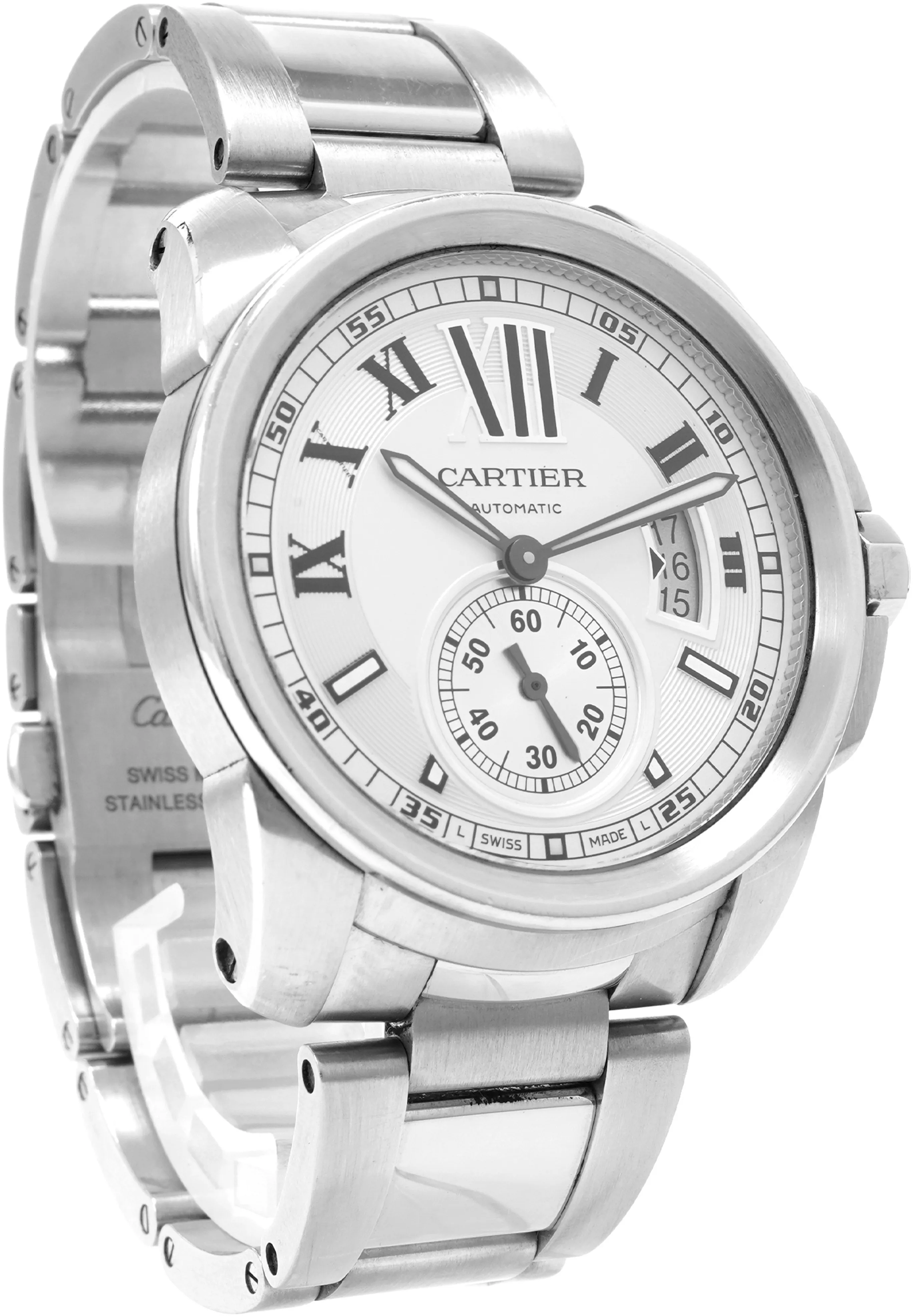 Cartier Calibre de Cartier W7100015 42mm Stainless steel Silver 2