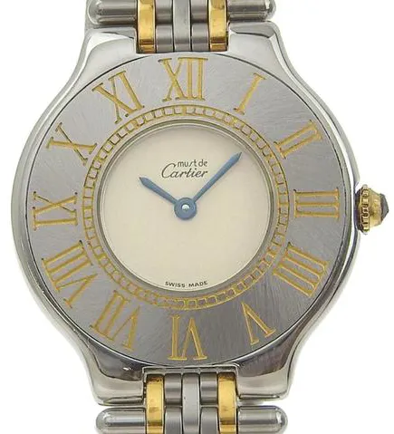 Cartier Must 21 W10050F4 31mm Yellow gold and Stainless steel Champagne