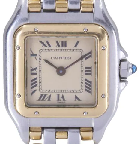 Cartier Panthère 166921 22mm Yellow gold and Stainless steel Champagne