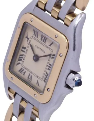 Cartier Panthère 166921 22mm Yellow gold and Stainless steel Champagne 2