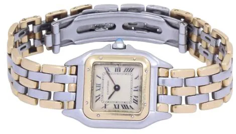 Cartier Panthère 166921 22mm Yellow gold and Stainless steel Champagne 3