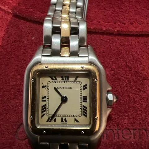 Cartier Panthère 166921 22mm Yellow gold and Stainless steel Champagne 8