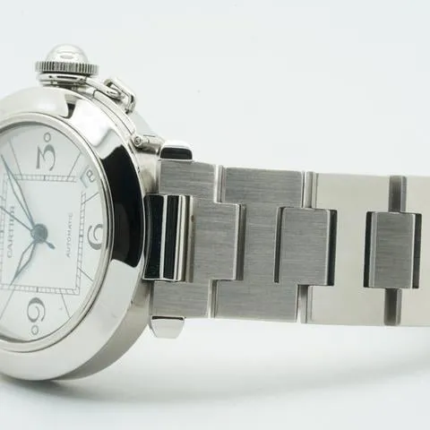 Cartier Pasha C 2324 35mm Stainless steel White 2