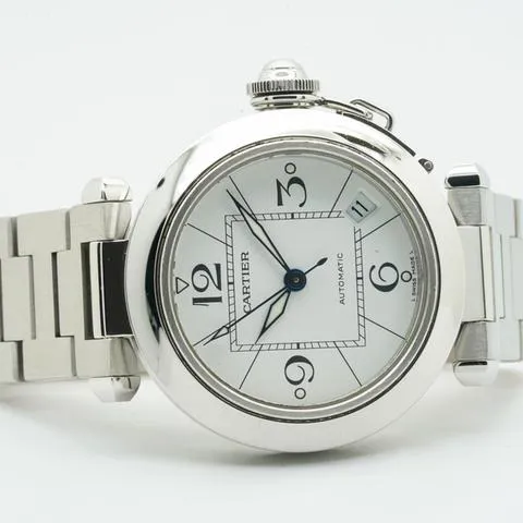 Cartier Pasha C 2324 35mm Stainless steel White 7