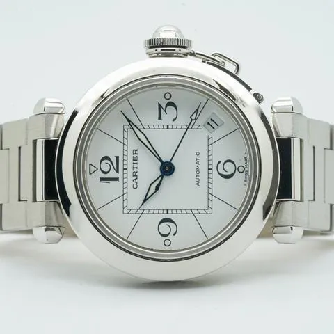 Cartier Pasha C 2324 35mm Stainless steel White 11