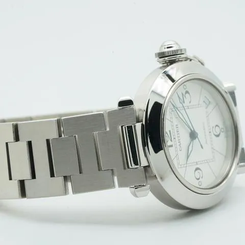 Cartier Pasha C 2324 35mm Stainless steel White 9