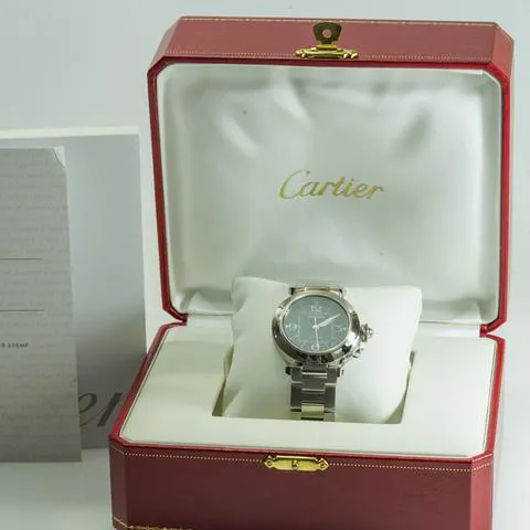 Cartier Pasha C 2324 35mm Stainless steel Black 15