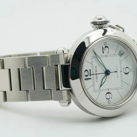 Cartier Pasha C 2324 35mm Stainless steel White 7