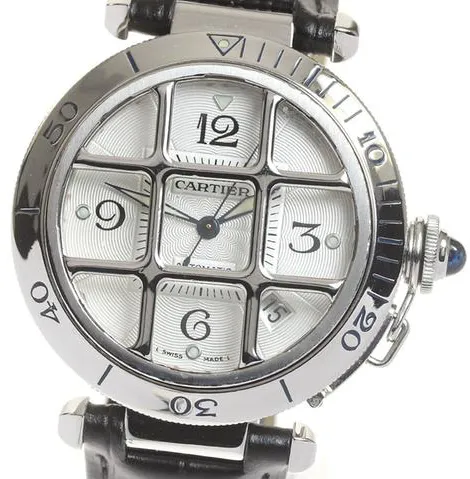 Cartier Pasha W3104055 38mm Stainless steel Silver