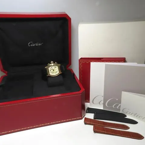 Cartier Roadster 2619 48mm Yellow gold Champagne 1