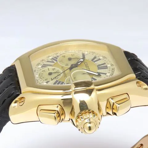 Cartier Roadster 2619 48mm Yellow gold Champagne 6