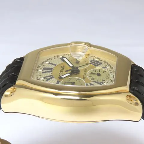 Cartier Roadster 2619 48mm Yellow gold Champagne 7