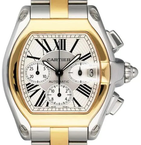 Cartier Roadster W62027Z1 42mm Stainless steel Silver