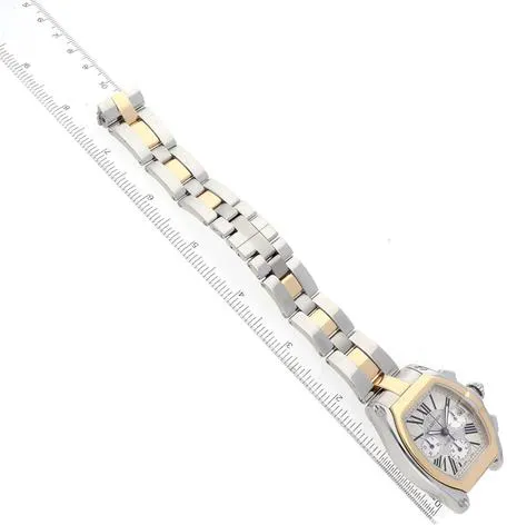 Cartier Roadster W62027Z1 48mm Yellow gold and Stainless steel Silver 9