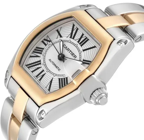 Cartier Roadster w62031y4 38mm Yellow gold and Stainless steel Silver 1