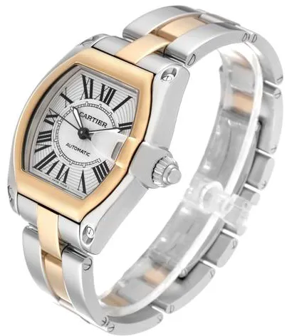 Cartier Roadster w62031y4 38mm Yellow gold and Stainless steel Silver 3