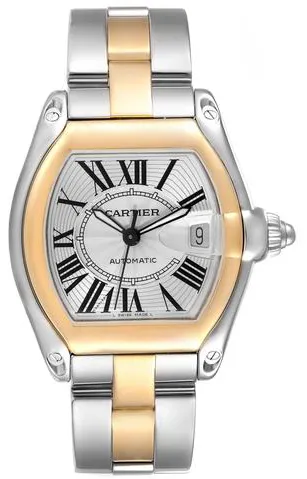 Cartier Roadster w62031y4 38mm Yellow gold and Stainless steel Silver 4