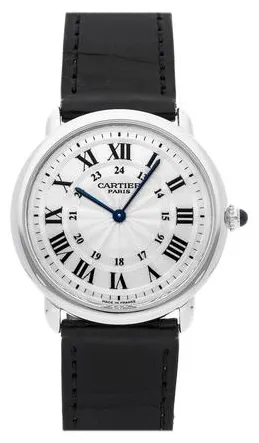 Cartier Ronde de Cartier W1528051 34mm Platinum Silver