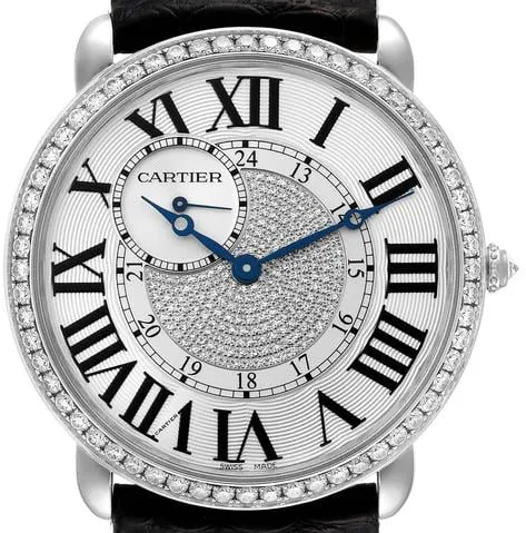 Cartier Ronde de Cartier WR007004 42mm White gold Silver