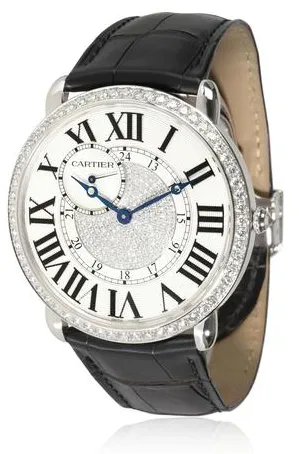 Cartier Ronde de Cartier WR007004 42mm White gold Silver