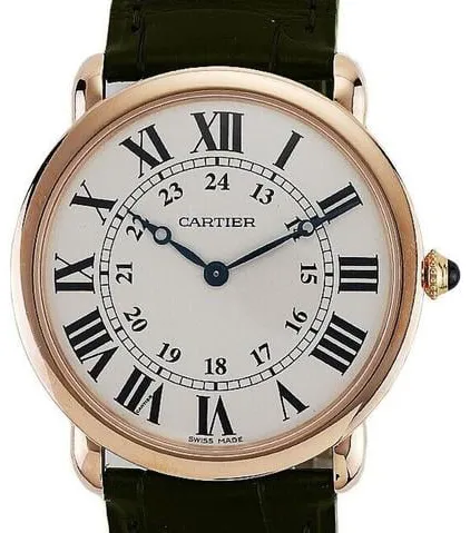 Cartier Ronde Louis Cartier 2889 36mm Rose gold Champagne