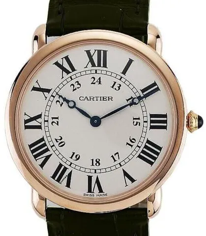 Cartier Ronde Louis Cartier 2889 36mm Rose gold Champagne