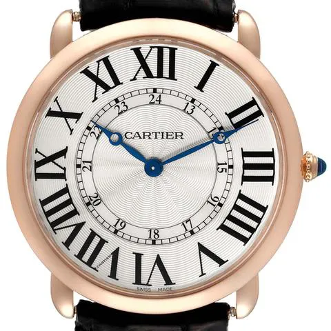 Cartier Ronde Louis Cartier W6801004 42mm Rose gold Silver