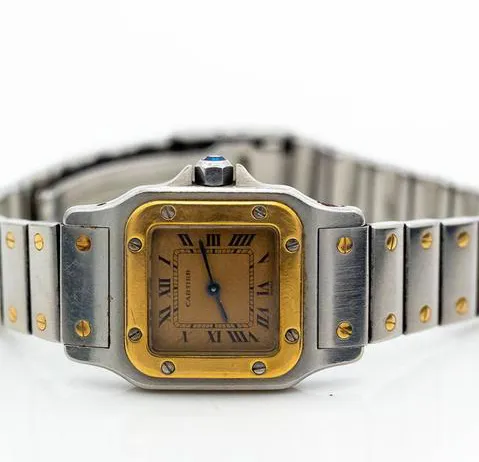 Cartier Santos 1057930 24mm Yellow gold and Stainless steel Gold 2