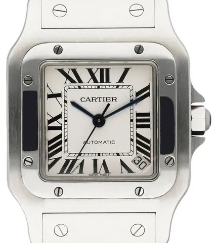 Cartier Santos 2823 32mm Steel White