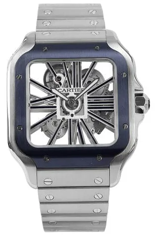 Cartier Santos de Cartier WHSA0026 40mm Stainless steel Transparent