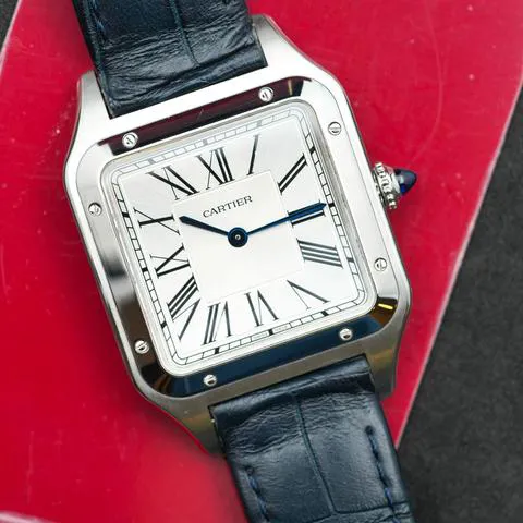 Cartier Santos Dumont WSSA0022 43.5mm Stainless steel Silver