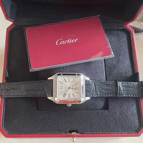 Cartier Santos Dumont WSSA0022 43.5mm Stainless steel Silver