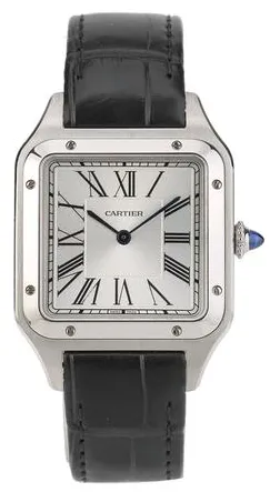 Cartier Santos Dumont WSSA0022 43.5mm Stainless steel Silver