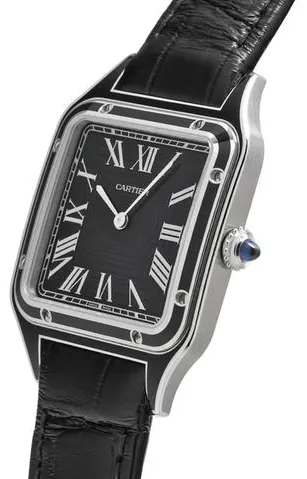 Cartier Santos Dumont WSSA0046 31.4mm Stainless steel Black 1