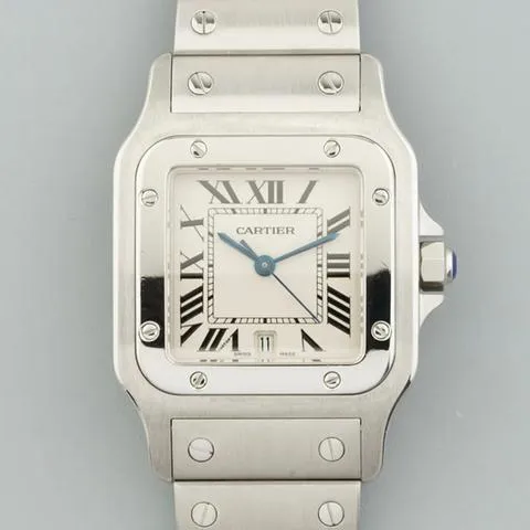 Cartier Santos Galbée 1564 29mm Stainless steel White