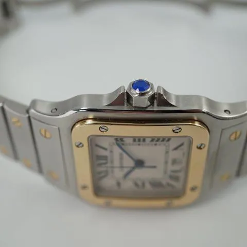 Cartier Santos Galbée 1566 29mm Yellow gold and Stainless steel White 7