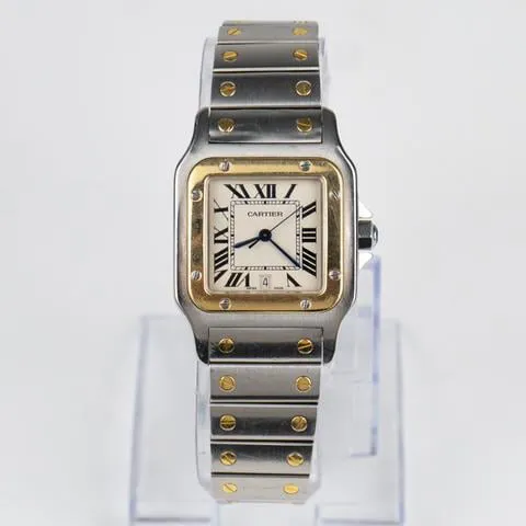 Cartier Santos Galbée 1566 29mm Yellow gold and Stainless steel