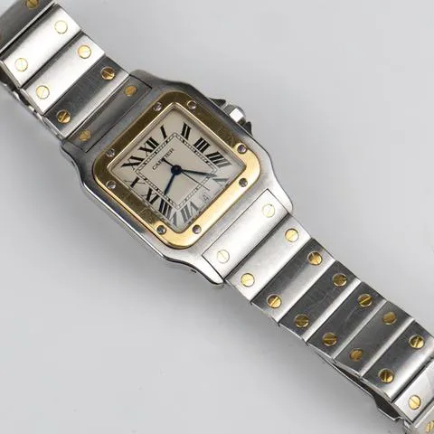 Cartier Santos Galbée 1566 29mm Yellow gold and Stainless steel 5