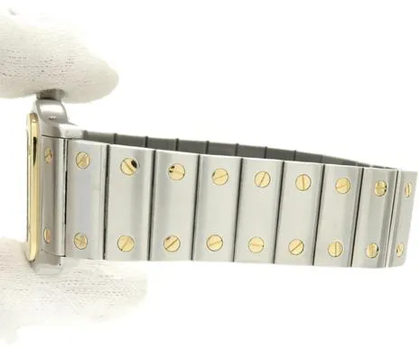 Cartier Santos W20011C4 29mm Yellow gold and Stainless steel White 7