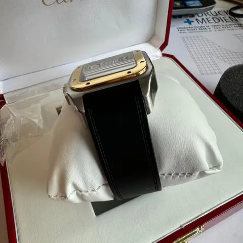 Cartier Santos W20091X7 42mm Yellow gold and Stainless steel White 3