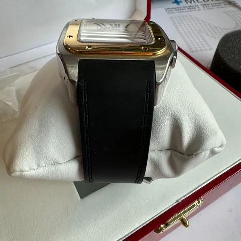 Cartier Santos W20091X7 42mm Yellow gold and Stainless steel White 4