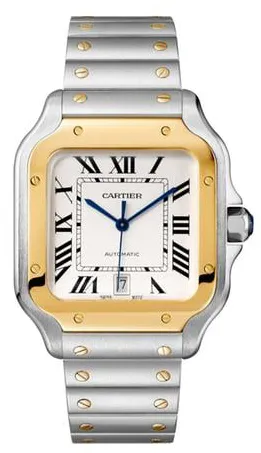 Cartier Santos W2SA0009 39mm Gold/steel